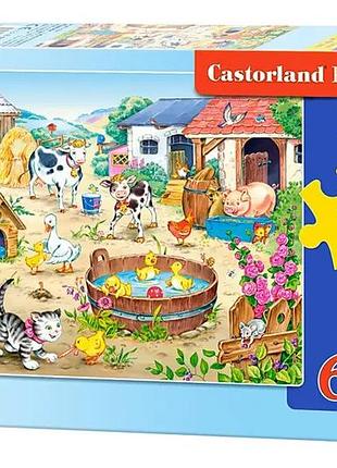 Пазл на 60 деталей "ферма" castorland (b-06489)