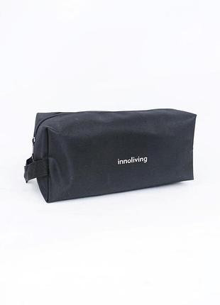 Дорожна косметичка 26,5х9,5х12 см чорний innoliving