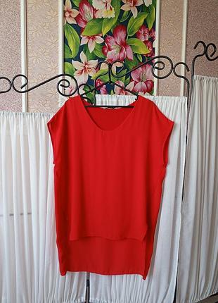 Стильна червона блуза туніка cotton brothers women wear.