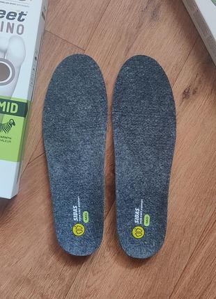 Sidas 3feet merino mid / стельки / самые технологичные стельки которые есть / демисезон / icebreaker / merino wool / шерсть / шерсть / meindl / lowa / solomon