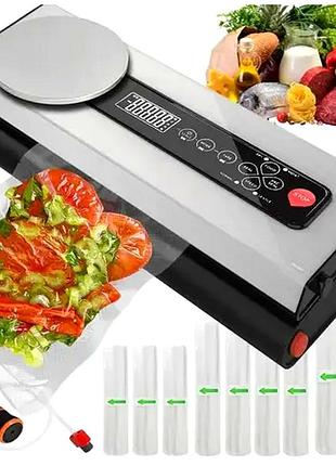 Вакуумный упаковщик 120 вт для продуктов 9 рулонов 5 пакетов ruhhy he0227