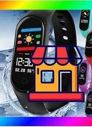 Bs фитнес-часы м3, смарт best mix браслет smart watch, аналог mi band 3, треккер, сенсорные фитнес час bas77/n