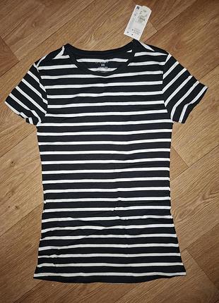 Женская подростковая футболка хс xs primark Примак полоска хлопок