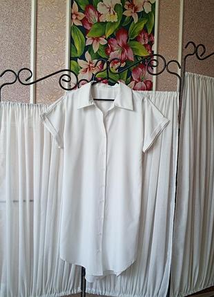 Красиве біле плаття рубашка shein.