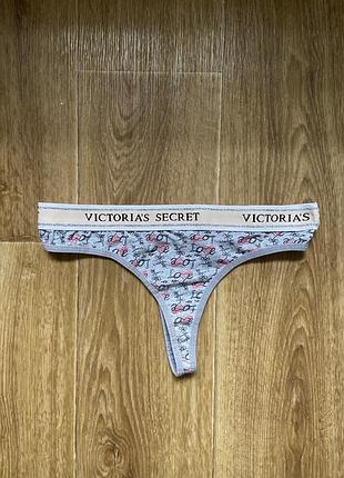 Трусики серые victoria’s secret