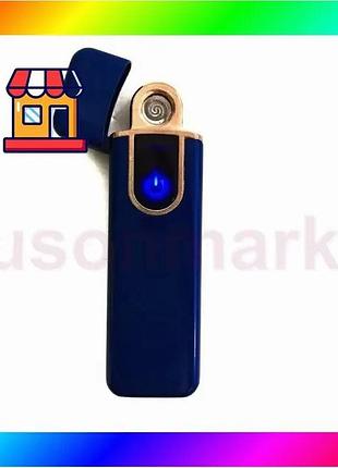 Bs usb зажигалка спиральная best mix с сенсорной кнопкой включения и индикатором зарядки tk-017 bas77/n