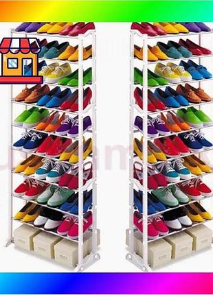 Bs полка для обуви best mix на 30 пар amazing shoe rack bas77/n