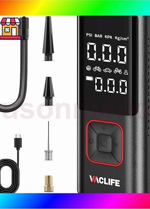 Bs портативний компресор акумуляторний best mix car air pump atj-6988 bas77/n