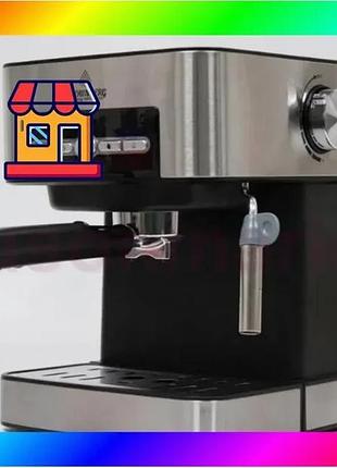 Bs кофемашина полуавтоматическая crownberg best mix cb 1566 espresso coffee maker 1000вт с капучинатор bas77/n