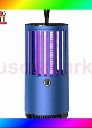 Bs лампа-ловушка для комарів best mix побутова із заряджанням від usb 1001 mosquito lamp, портативна bas77/n
