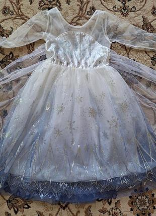 Платье принцессы эльзы ледяное сердце frozen elsa