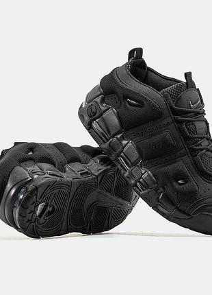 Чоловічі кросівки nike air more uptempo low black 40-41-42-43-44-45