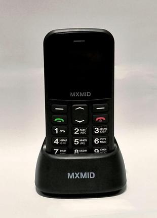 Мобильный телефон mxmid b210 с док станицией большими кнопками для пожилых с кнопкой sos