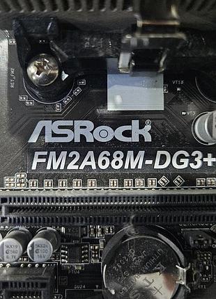 Материнская плата asrock fm2a68m-dg3+ (sfm2/fm2+, amd a68h, pci-ex16