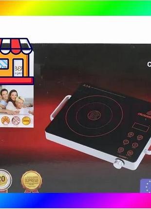 Bs інфрачервона плита crownberg best mix cb-1324 сенсорне управління 2000 вт bas77/n