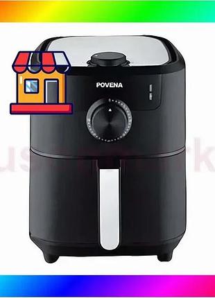 Bs аэрофритюрница-мультипечь povena air best mix fryer pvn-5522 5.5 л bas77/n