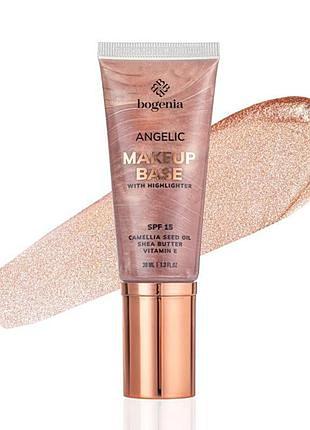 База під макіяж з хайлайтером angelic makeup base with highlighter bogenia – №001