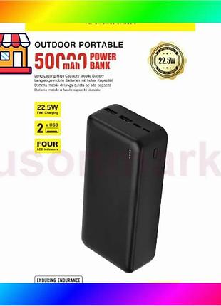 Bs зовнішній акумулятор power best mix bank awei j38b 50000 mah із підтримкою швидкої зарядки bas77/n