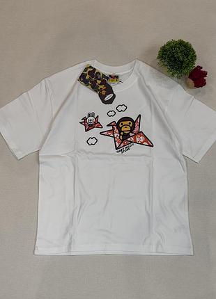 Футболка бейп × ааре т- shirt bape x aape