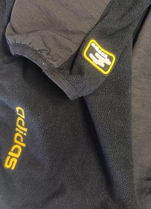 Винтажная флисовая кофта adidas / ретро флиска с узором 3