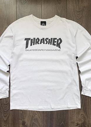 Лонгслив thrasher оригінал лонг кофта thrasher skateboarding
