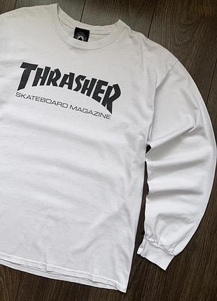 Лонгслив thrasher оригінал лонг кофта thrasher skateboarding 3