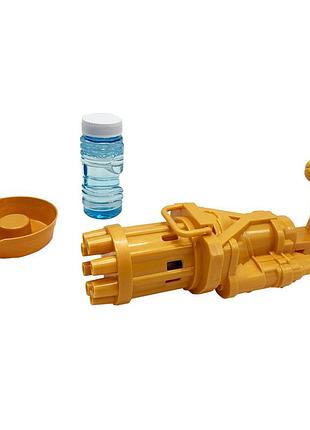 Уценка!!! генератор мыльных пузырей bubble gun blaster "пулемет" bambi bb-04893-uc