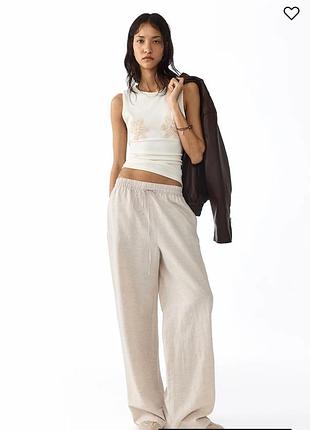 Льняные брюки от h&amp;m