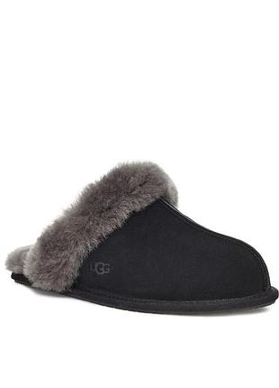Замшевые тапочки на меху ugg scuffette ii