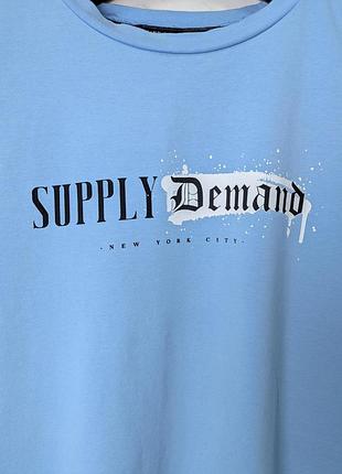 Хлопковая футболка supply &amp; demand мужская