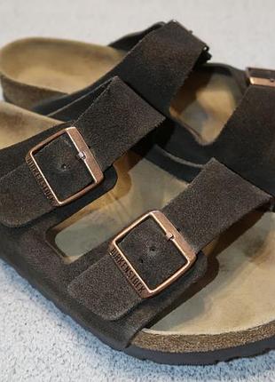 Кожаные шлёпанцы birkenstock оригинал - 43 размер