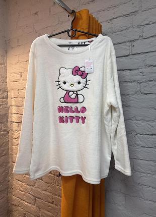Флісова кофтинка з hello kitty