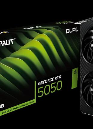 Відеокарта rtx 5050 8gb gddr6 dual palit (ne65050019p1-gb2070d)
