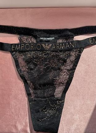 Білизна трусики мереживні emporio armani