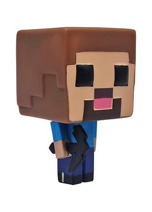 Уценка!!! игровая фигурка героя игры майнкрафт steve bambi 18892-2-uc 8 см