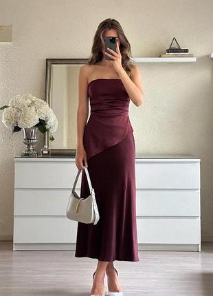 Топ + спідниця сатинова zara