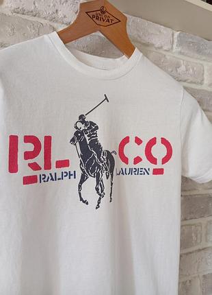 Футболка polo ralph lauren оригинал крупное лого