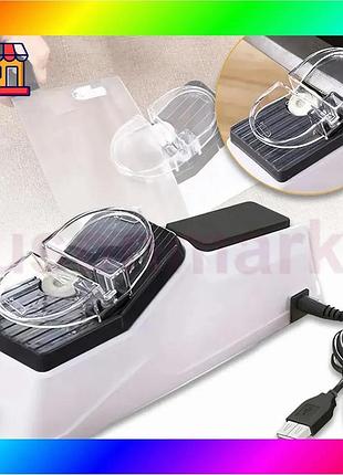 Bs точилка електрична 4 best mix в 1 для ножів та ножиць від usb electric knife sharpener bas77/n