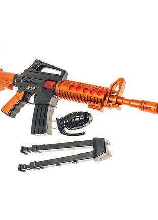 Уценка! автомат-трещетка "m120" с гранатой 805 107974-uc
