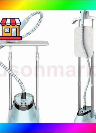 Bs відпарювач вертикальний для best mix одягу зі стійкою zepline zp-129 3000w (білий, червоний, блакит bas77/n