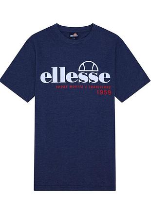Ellesse terni tee blue marl smm08147 футболка мужская оригинал