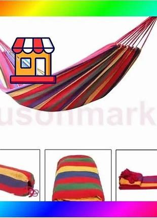 Bs тканевый гамак mexico best mix без планки 200×150 см, гамак в чехле bas77/n
