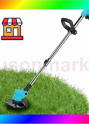 Bs електрична бездротова газонокосарка best mix lawn mover з 2 акумуляторами 48v, 2000ма 1848 bas77/n