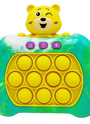 Уценка!!! электронная приставка pop it консоль quick push puzzle game fast bambi 37382k-uc антистресс