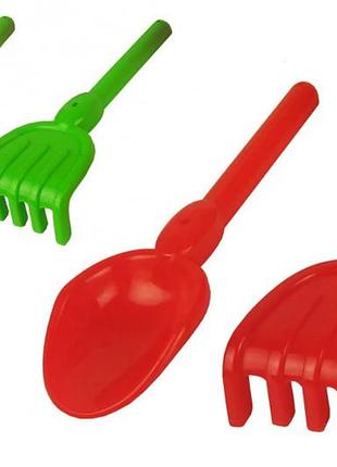 Песочный набор (лопатка + грабельки крупные 24см) 19240 mtoys