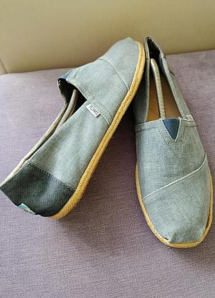 Чоловічі мокасини toms 45 розмір
