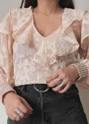 Блуза красивая фирменная zara m
