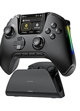 Игровой геймпад manba one v2 / с дисплеем / rgb / black / черный
