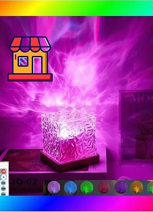 Bs нічник куб з best mix 16 змінними кольорами rgb з пультом дистанційного керування usb (nk-22) bas77/n