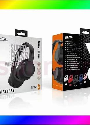 Bs навушники накладні з best mix bluetooth sn-700 bas77/n